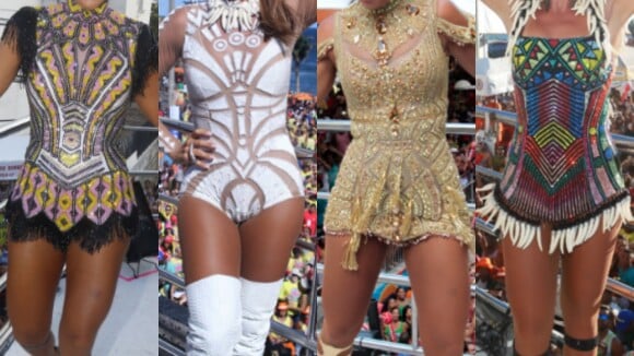 Ivete Sangalo arrasou no Carnaval fantasiada de guerreira. Veja fotos dos looks!