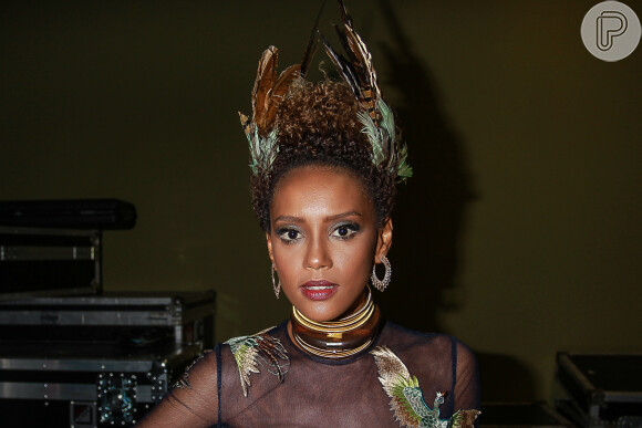 Taís Araújo foi rainha do Baile da Vogue na festa que aconteceu na noite de quinta-feira, 28 de janeiro de 2016, no Hotel Unique, em São Paulo