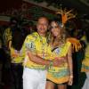 Rafaella Santos e o pai, Neymar, vão representar Neymar no desfile da Grande Rio, quarta escola a desfilar neste domingo, 07 de fevereiro de 2016