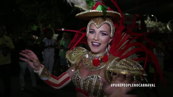 Grande Rio enche a Sapucaí de famosos em desfile de Carnaval. Vídeo!