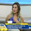 Andressa Urach começou a chorar ao descobrir que os telespectadores queriam sua expulsão por causa da suposta agressão à Denise Rocha