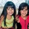 Sandy e Wanessa Camargo quando eram crianças: a foto foi compartilhada pela filha de Xororó