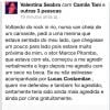 Valentina Seabra relata a agressão que sofreu de Marcos Pitombo em sua página do Facebook