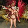 Bárbara Evans estreou no Carnaval em 2014 quando desfilou como musa da Grande Rio e ganhou elogios da mãe, Monique Evans: 'Estava uma gracinha'