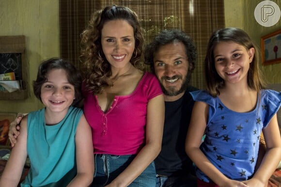 Dino (Paulo Rocha), Gilda (Leona Cavalli), Carlinhos (Kaik Brum) e Dayse (Isabella Koppel), que vai se perder no Rio de Janeiro