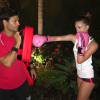 Marina Ruy Barbosa voltou a praticar muay thai recentemente: ela havia parado de lutar por conta das gravações