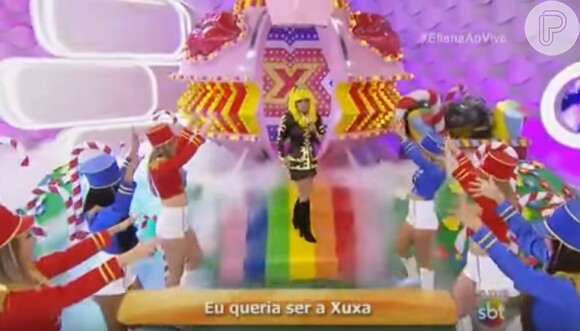 O refrão da paródia apresentada por Mara maravilha começava com: 'Eu queria ser a Xuxa'