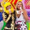 Mara Maravilha e Eliana no programa do SBT no domingo, 06 de março de 2016