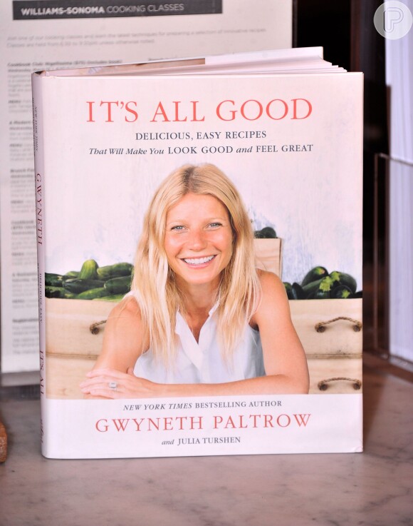Gwyneth Paltrow lançou seu segundo livro de receitas culinárias, 'It's All Good'