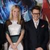 Gwyneth Paltrow participou da divulgação de 'Homem de Ferro 3' ao lado do ator Robert Downey Jr.