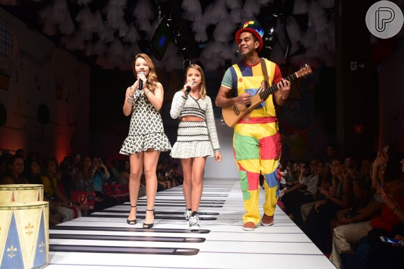 Ex-'The Voice Kids' participaram de evento de moda infantil em São Paulo, neste sábado, 12 de março de 2016
