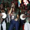 Ivete Sangalo foi à quadra da Grande Rio neste sábado, 12 de março de 2016, quando foi apresentada oficialmente como tema do samba enredo da escola no Carnaval de 2017