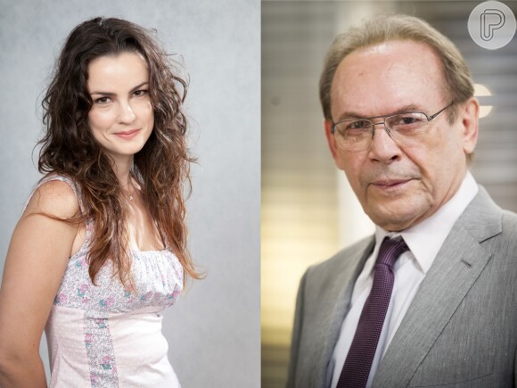 Gina (Karolina Casting) e Herbert (José Wilker) se conhecem por acaso e flertam, sem saber que podem ser pai e filha, em 'Amor à Vida', em 27 de setembro de 2013