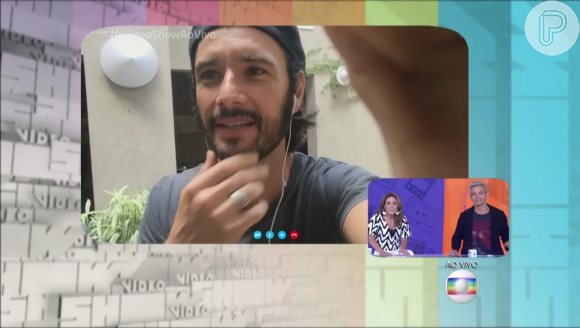 Rodrigo Santoro erra nome de Maíra Charken no 'Vídeo Show': 'Bem-vinda, Maiara'