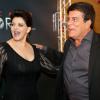 Wagner Montes acompanhou a mulher, Sônia Lima, na festa de lançamento da novela 'Pecado Mortal'