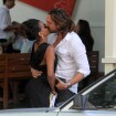Igor Rickli e Aline Wirley almoçam e namoram no Leblon, no Rio de Janeiro