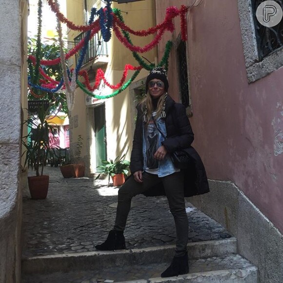 Em sua viagem pela Europa, Giovanna Antonelli já passou por Lisboa, Cascais e Sintra