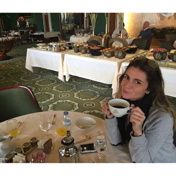 Giovanna Antonelli posta foto do café da manhã em hotel no seu instagram