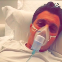 Angélica mostra Luciano Huck fazendo nebulização e de cama: 'Gripe'. Vídeo!