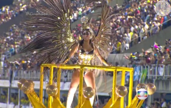 Rafaella Santos foi destaque do desfile de Carnaval da Grande Rio e tem planos de ser rainha de bateria