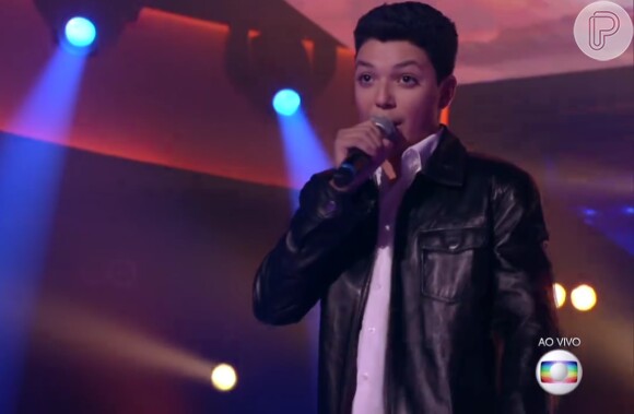 Wagner Barreto foi o segundo classificado para a final do 'The Voice Kids'