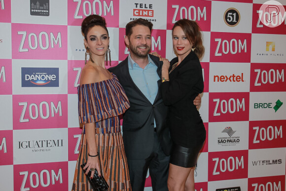 Mariana Ximenes, Claudia Ohana e Jason Priestley protagonizam o longa 'Zoom', que teve sua pré-estreia nesta segunda (21)