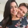Michel Teló e Thais Fersoza anunciaram no Instagram o motivo do nome de sua primeira filha, Melinda: 'Sonho'