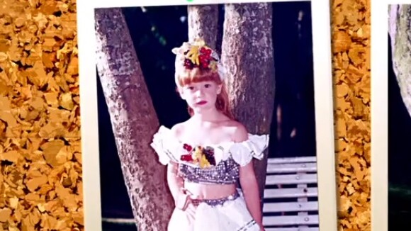Marina Ruy Barbosa refaz foto de infância vestida como Carmen Miranda: 'Saudade'