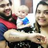 Preta Gil tatua o nome da neta, Sol de Maria, no antebraço, em 26 de março de 2016