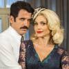 Em 'Êta Mundo Bom', Ernesto (Eriberto Leão) é desmascarado no dia de seu casamento com Sandra (Flávia Alessandra)