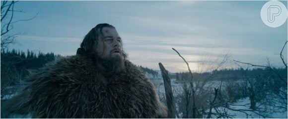 No filme 'O Regresso', pelo qual faturou o primeiro Oscar da carreira, Leonardo DiCaprio vive o explorador Hugh Glass