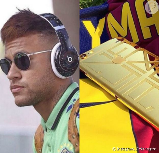 Neymar ostenta capa de ouro de R$ 16 mil em celular e é ironizado na  internet - Purepeople
