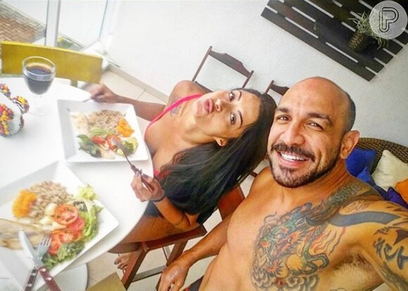 Rodrigo Riscado e Aline foram casados durante sete anos
 