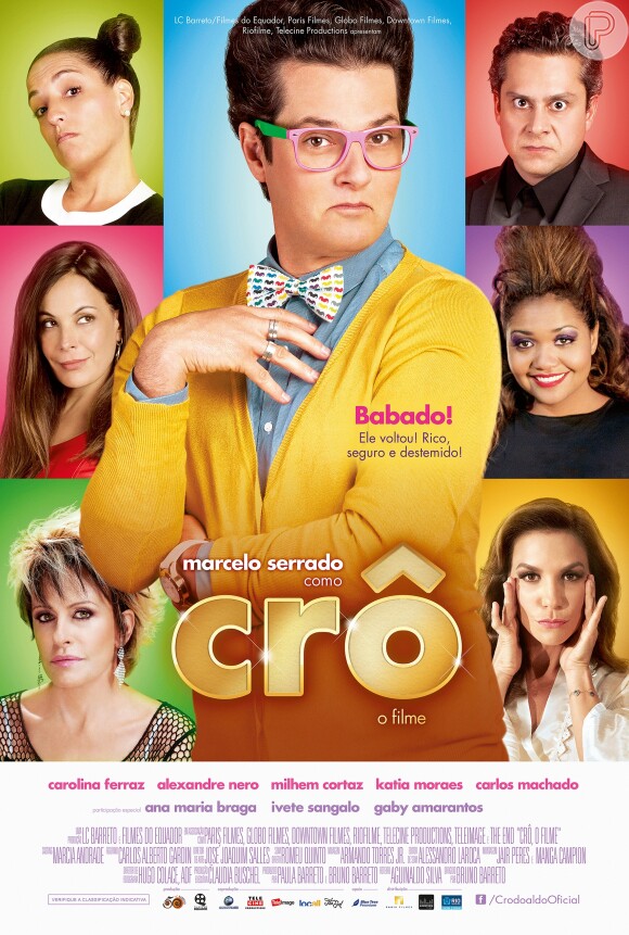 O cartaz de 'Crô - O Filme' foi divulgado nesta quinta-feira, 03 de outubro de 2013