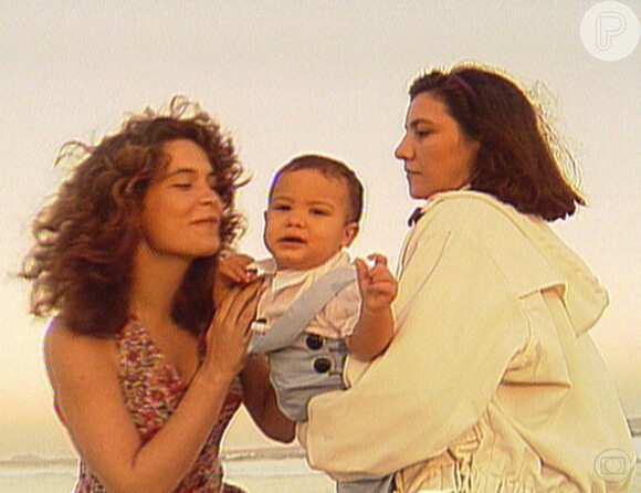 Em 'Barriga de Aluguel', em 1990, Cláudia Abreu viveu seu primeiro grande papel