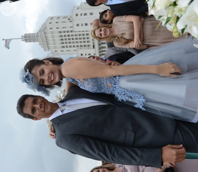 Patrícia (Maria Casadevall) e Guto (Márcio Garcia) foram os primeiros a se casar, em 'Amor à Vida'