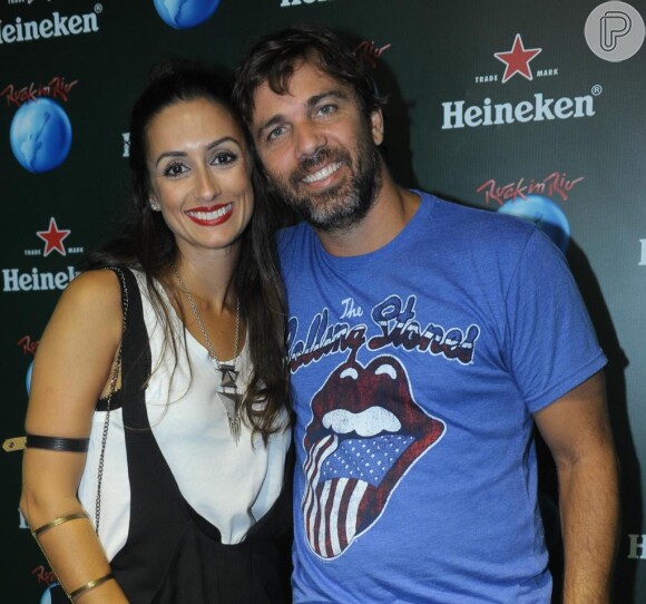 Marcelo Faria e Luana Piovani fizeram casal na novela 'Quatro por Quatro', na TV Globo