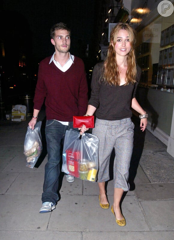 Jamie Dornan namorou a atriz Keira Knightley entre 2003 e 2005