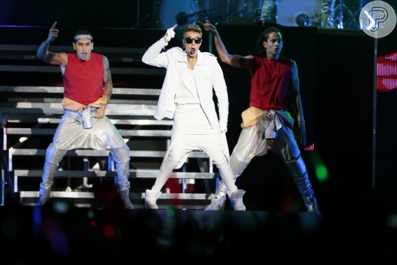 Justin Bieber empolga os fãs em show no Rio de Janeiro