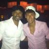 Neymar é muito amigo de Alexandre Pires, vocalista do grupo Só Pra Contrariar