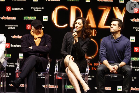 Claudia Raia fala sobre o espetáculo 'Crazy for You' durante coletiva de imprensa, nesta terça-feira, 26 de novembro de 2013