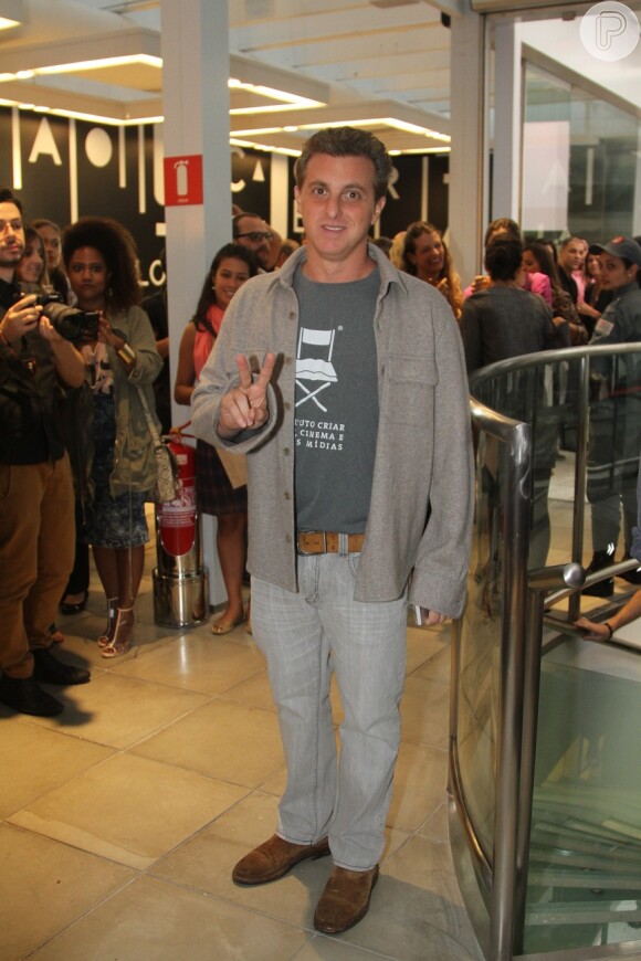 Luciano Huck no evento Riachuelo Fashion Five, em São Paulo, nesta quarta-feira, 27 de novembro de 2013