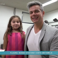 Otaviano Costa elogia aparição da filha, Olívia, no 'Tamanho Família': 'Futuro'