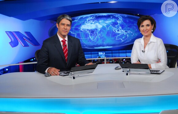 William Bonner e Fátima Bernardes dividiram a bancada do 'Jornal Nacional' até 2011