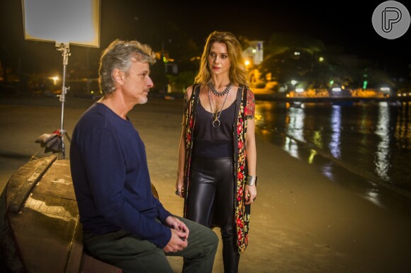 Vittorio (Marcello Novaes) e Lenita (Leticia Spiller) se aproximam, no capítulo que vai ao ar no sábado, dia 10 de setembro de 2016, na novela 'Sol Nascente'