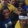 Neymar levou os fãs à loucura ao ir até Bruna Marquezine na arquibancada após ganhar ouro no futebol