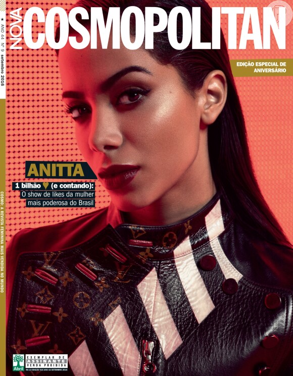 Capa da revista 'Cosmopolitan', Anitta falou sobre carreira, relacionamento e família