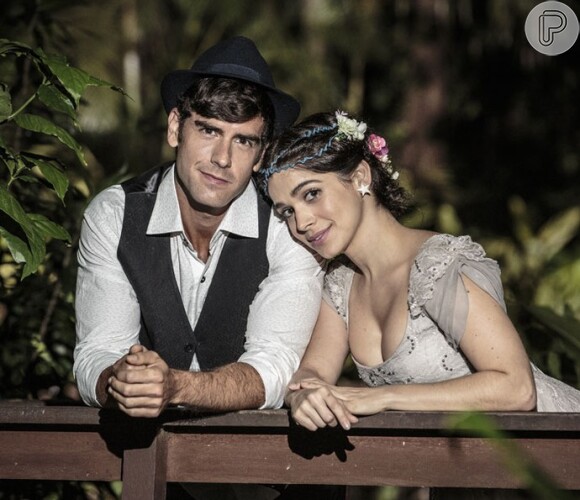Felipe e Shirlei estão vivendo uma história de amor de conto de fadas, na novela 'Haja Coração'