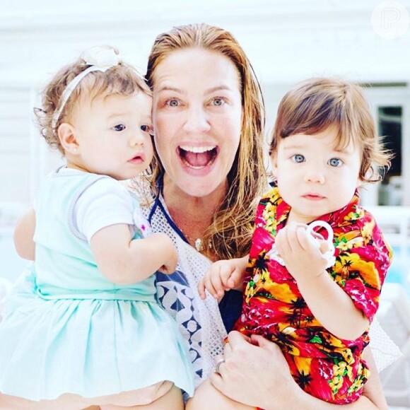 O aniversário de 1 ano dos filhos gêmeos Bem e Liz, em São Paulo, serviu para reaproximar Luana Piovani e Pedro Scooby