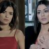 Aline (Vanessa Giácomo) tenta contratar Silvia (Carol Castro) para transferir o dinheiro de César (Antonio Fagundes) para o seu nome usando a procuração, mas ela recusa o caso, em 'Amor à Vida', em 10 de dezembro de 2013